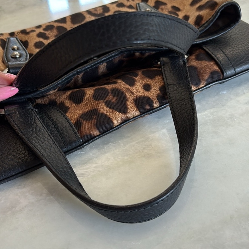 Dolce & Gabbana Leopard Print Tote Bag PRISTINE - Picture 10 of 12